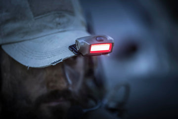 Streamlight Bandit red LED mode aids map reading while preserving night vision.