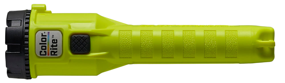 Streamlight 68910 Dualie ColorRite in-hand yellow demonstrates ergonomic one-handed handling