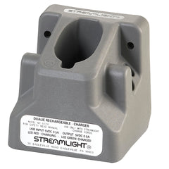 Streamlight Dualie charger with LED indicators guiding charging status for quick readiness.