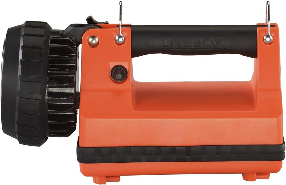 Streamlight E-Spot LiteBox delivers 110,000 candela for focused illumination.
