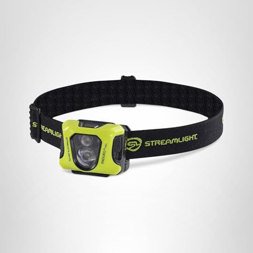 Streamlight Enduro Pro USB headlamp includes elastic strap and USB cable