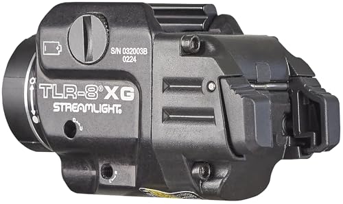 Green aiming laser integrated with pistol light on rail