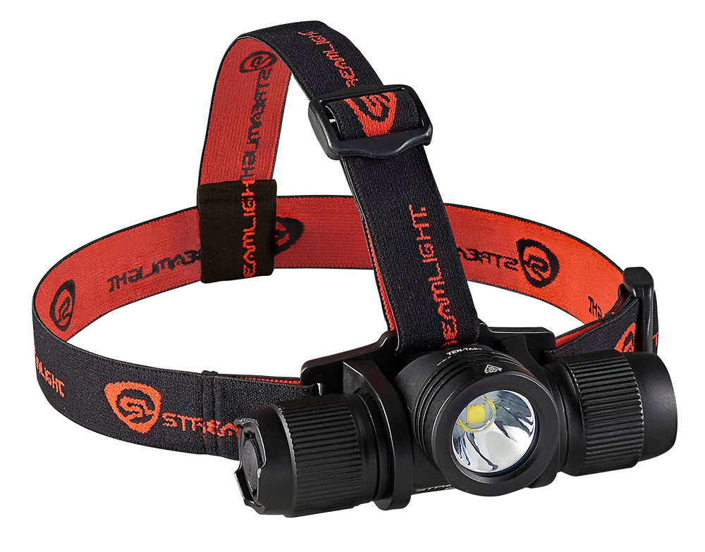 Streamlight ProTac 2.0 beam reaching 241 meters for long-range visibility