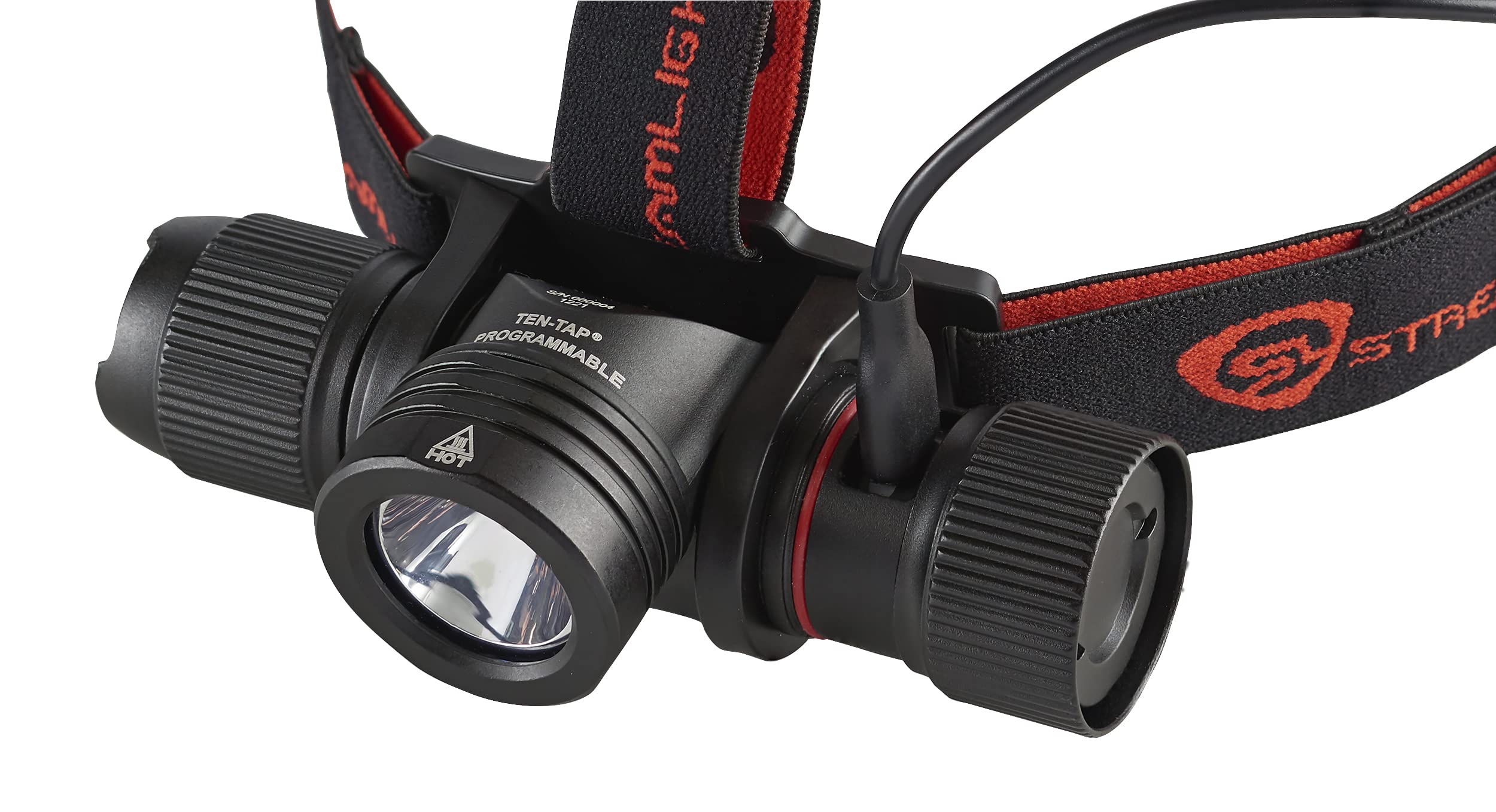 Streamlight ProTac 2.0 USB-C port protected by sliding sleeve for durable charging