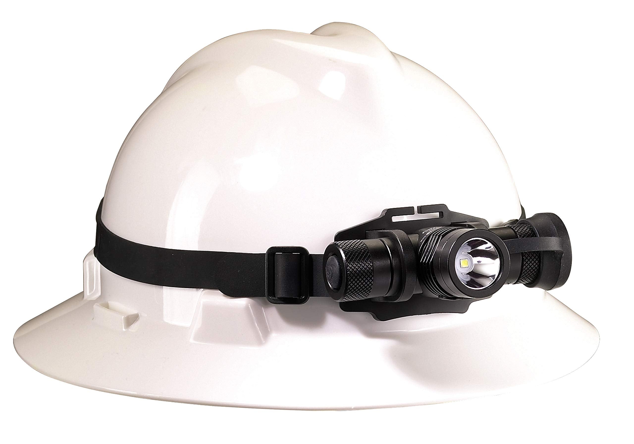 Streamlight ProTac 1000 90-degree tilting head reduces neck strain during use.