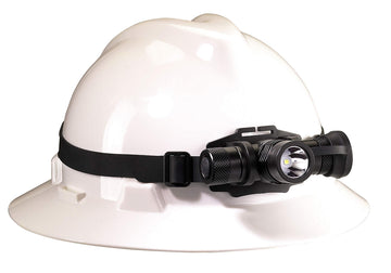 Streamlight ProTac 1000 90-degree tilting head reduces neck strain during use.