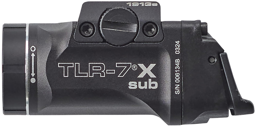 Rail-grip clamp securing the light to the pistol rail