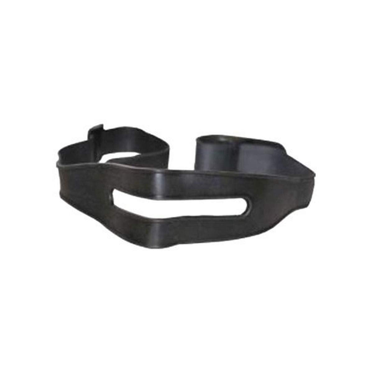 Streamlight replacement rubber hardhat strap in black, close-up showing flexible comfort.