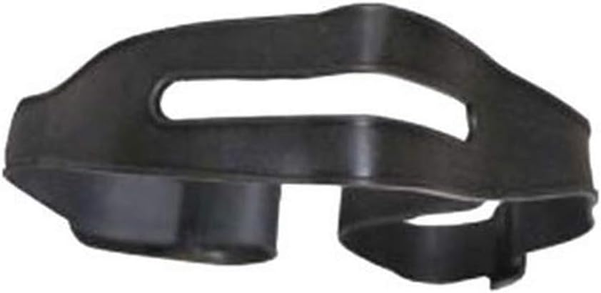 Streamlight rubber hardhat strap installed on a helmet demonstrates secure wear on rugged sites.