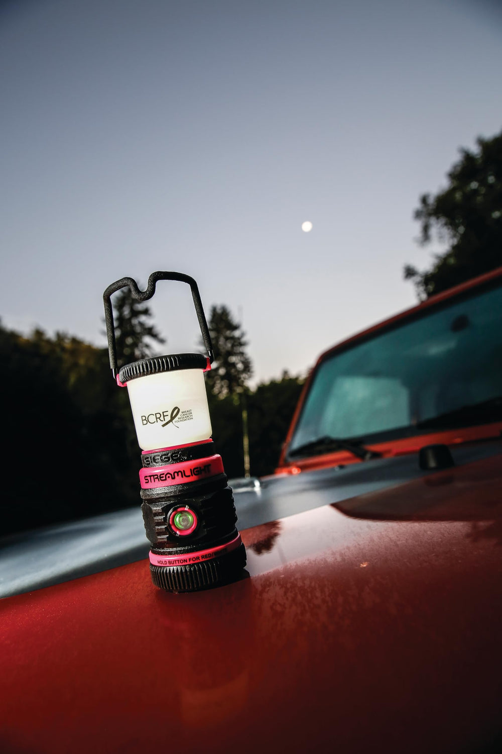 Streamlight Siege lantern battery indicator displaying battery life