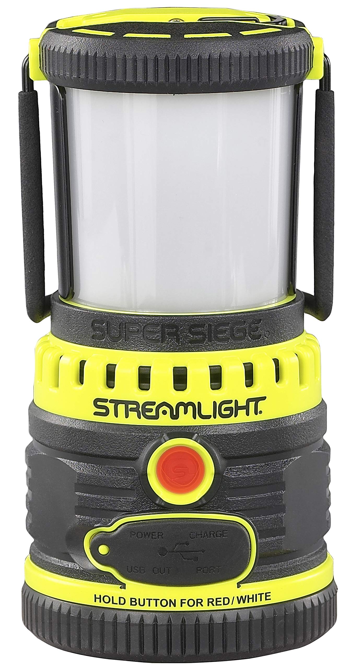 Streamlight Siege side grip emphasizing stable handling on uneven terrain.