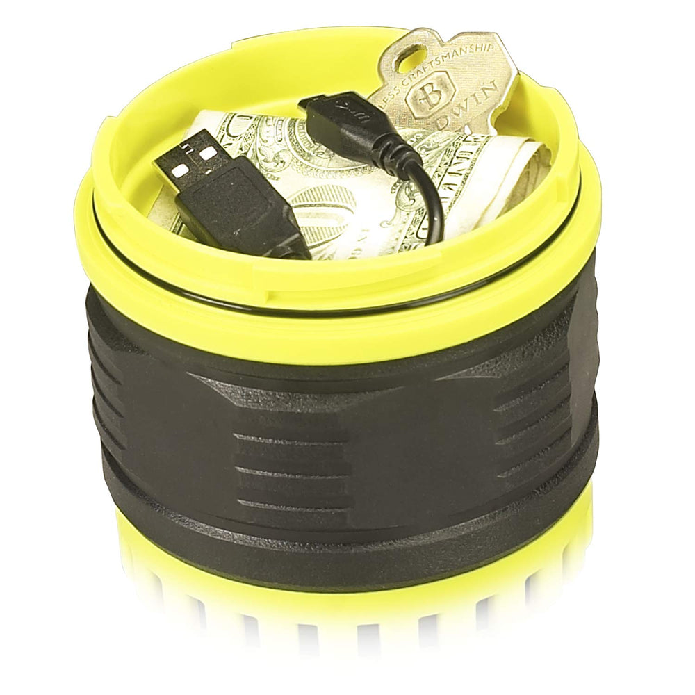 Streamlight Siege yellow polymer body for high visibility in outdoor environments.