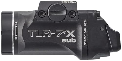 Streamlight TLR-7 X emits a bright 500-lumen beam