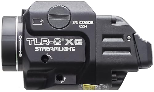 TLR-8A G Flex with 500-lumen LED output and green aiming laser