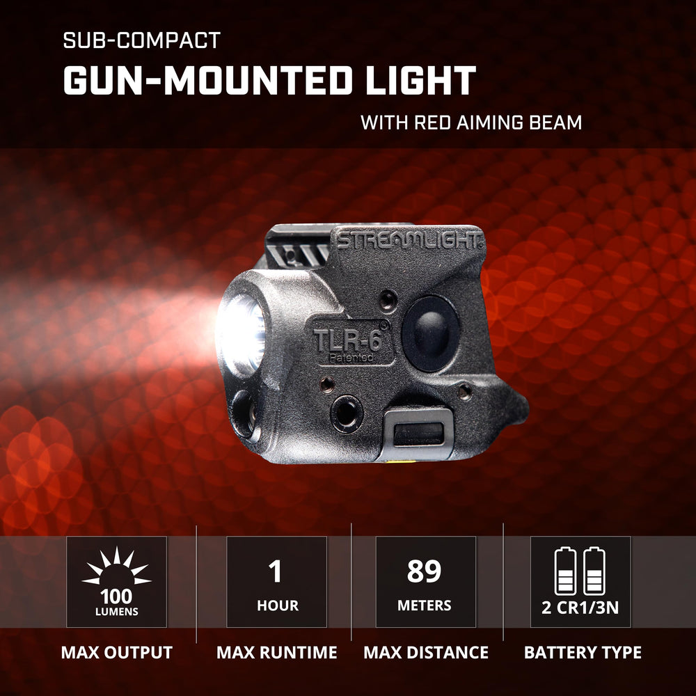 Ambidextrous momentary/steady on/off switch on TLR-6