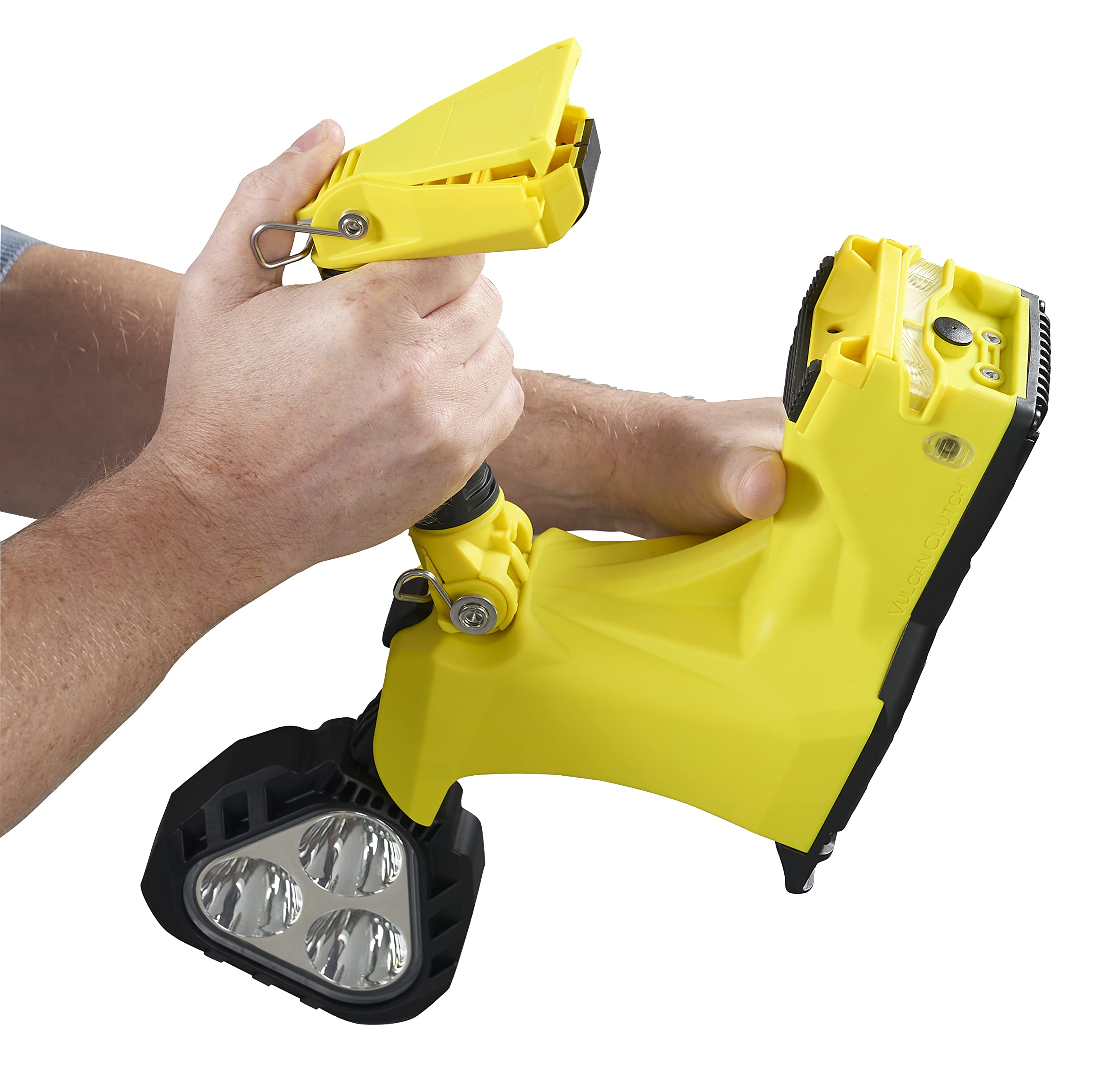 Streamlight Vulcan Clutch battery status indicator shows charge progress