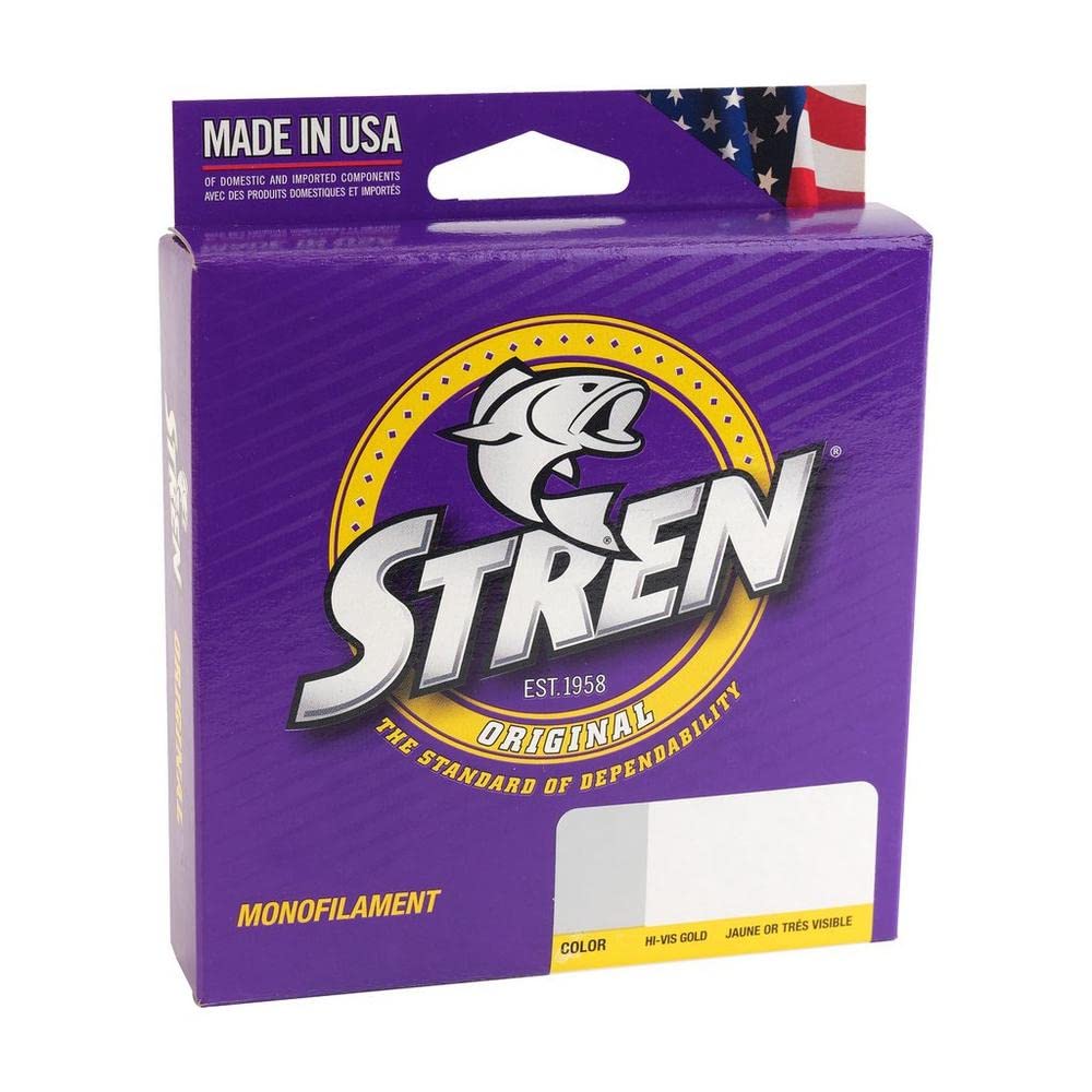 Demonstration of knot strength and tensile strength for Stren Original