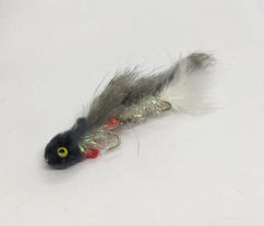 Strike Fly Butt Monkey Grey articulated streamer size 6 for versatile freshwater fishing.