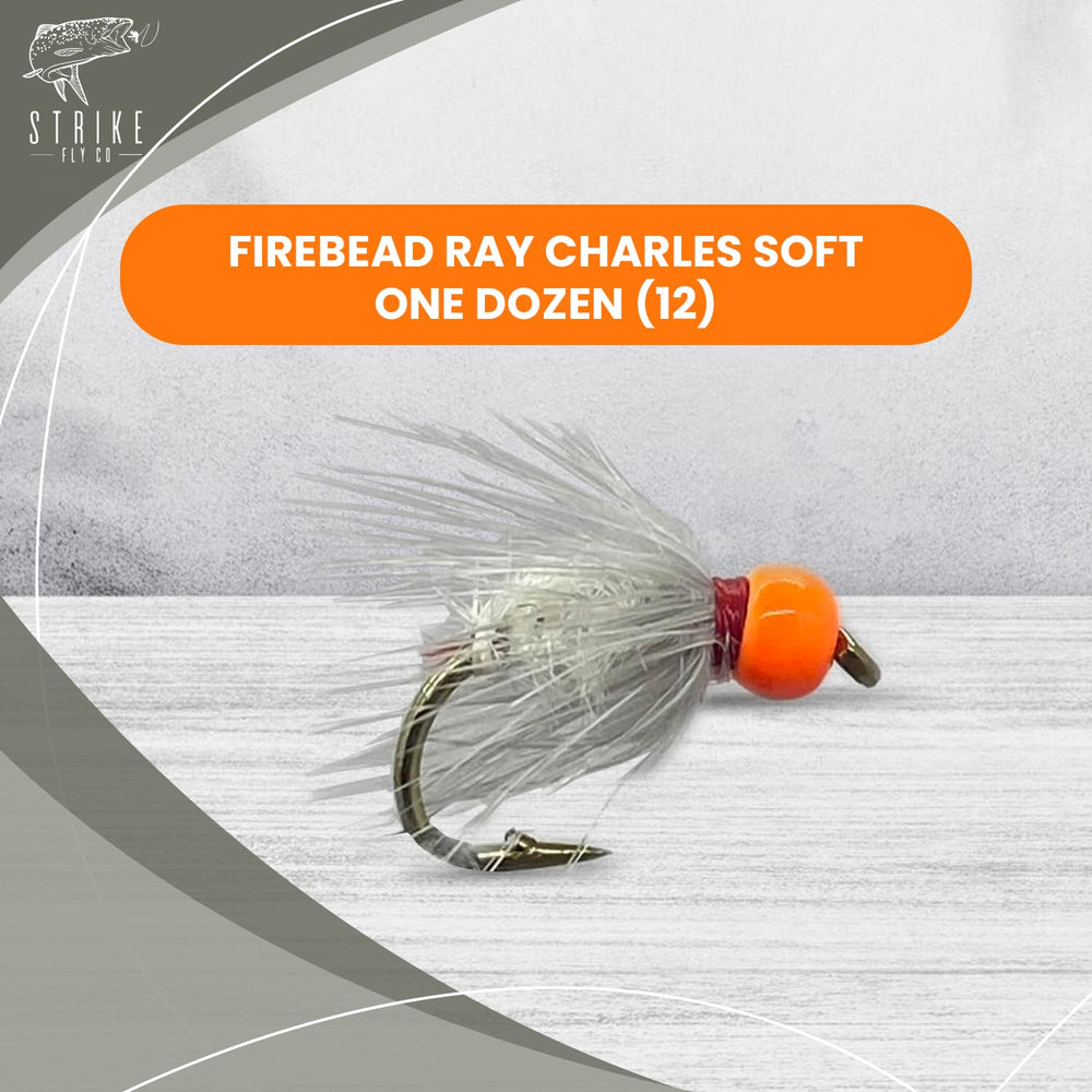 Strike Fly Firebead Ray Charles grey soft hackle lure for streams.