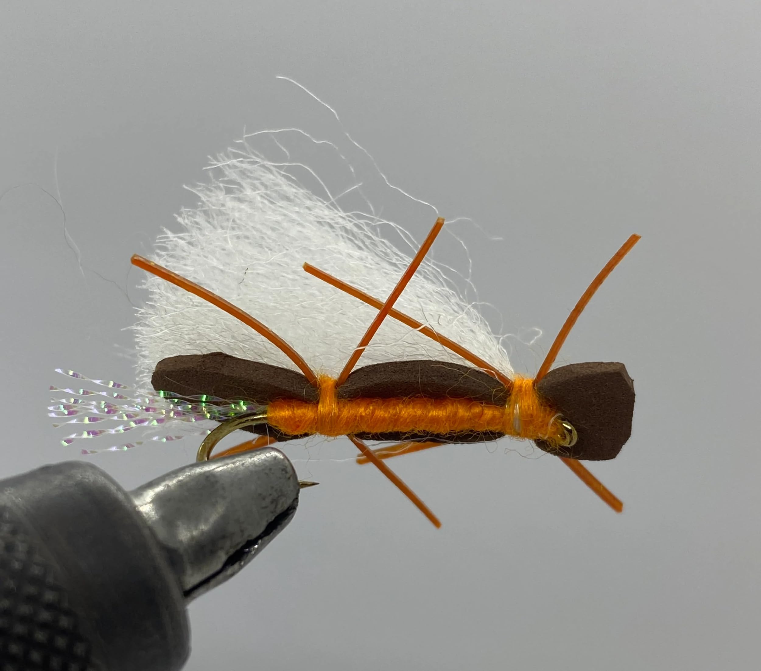 Strike Fly Company Chubby Chernobyl salmonfly dry fly in action for wild PA trout