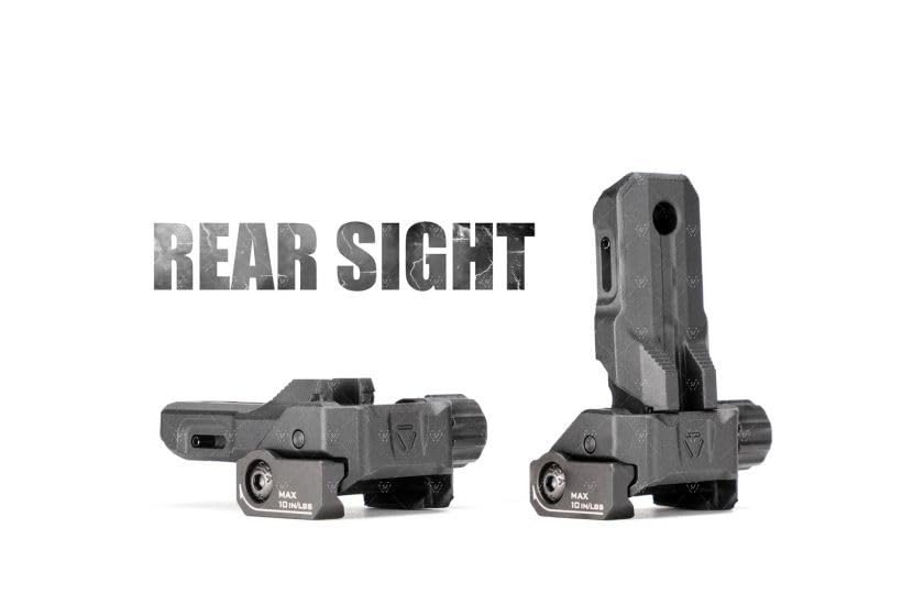 Strike Industries steel mounting tab close-up highlights added strength.