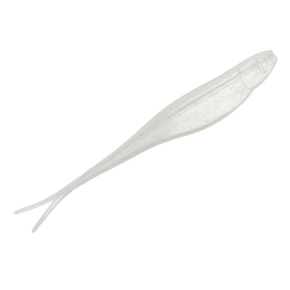 Strike King 3X Z-Too Pearl 84 jerkbait, flexible shimmy for bass fishing.