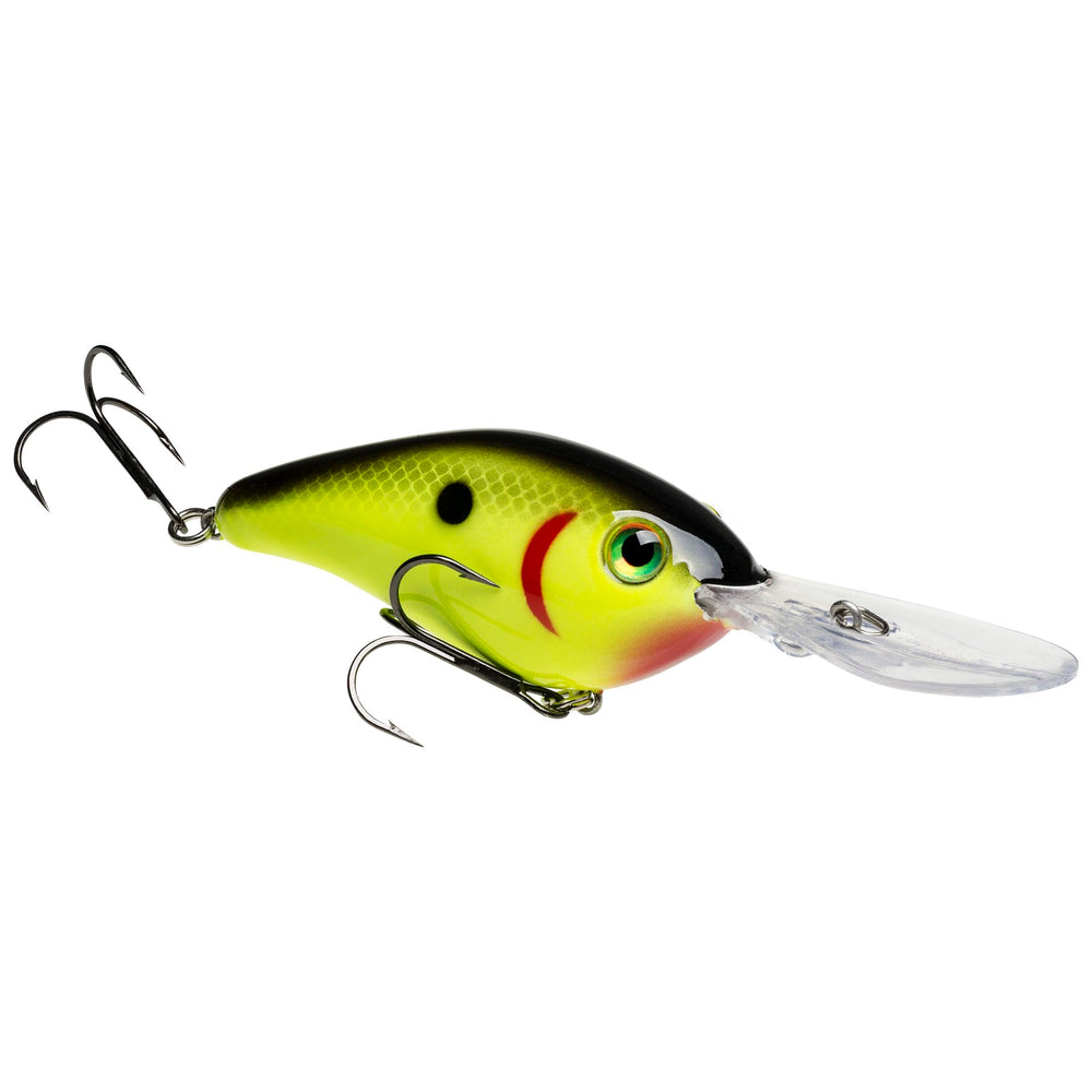 Strike King 6XD Promodel premium finish enhances visibility and attraction.
