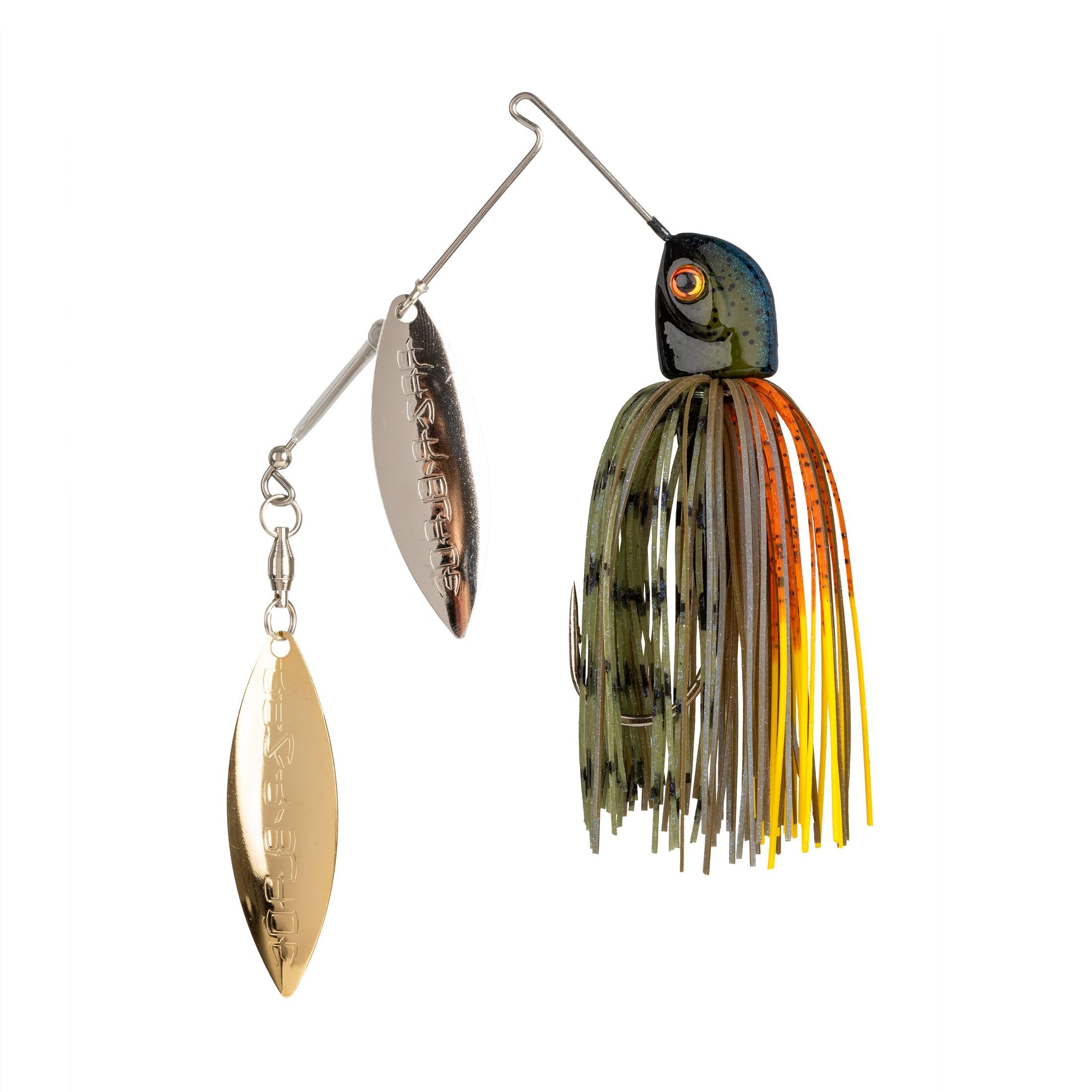 Full lure setup showing bottom-running design and trailer-ready presentation