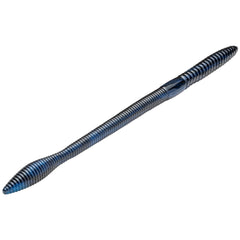 Strike King Bullworm OPT soft 10-inch lure in Black Blue Swirl for big bass