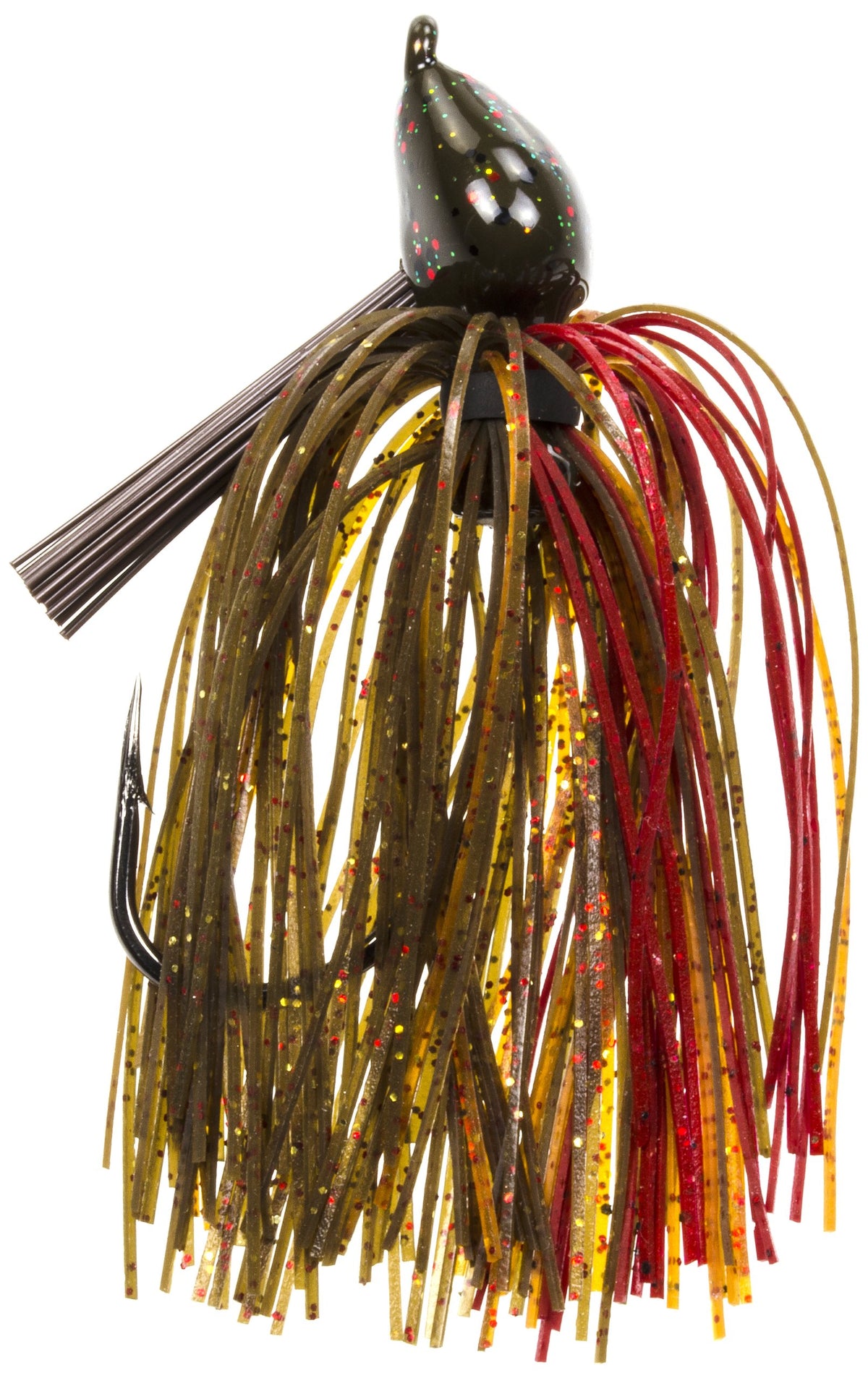 Strike King Denny Brauer Structure Jig with Falcon Lake Craw improves structure fishing hookups.
