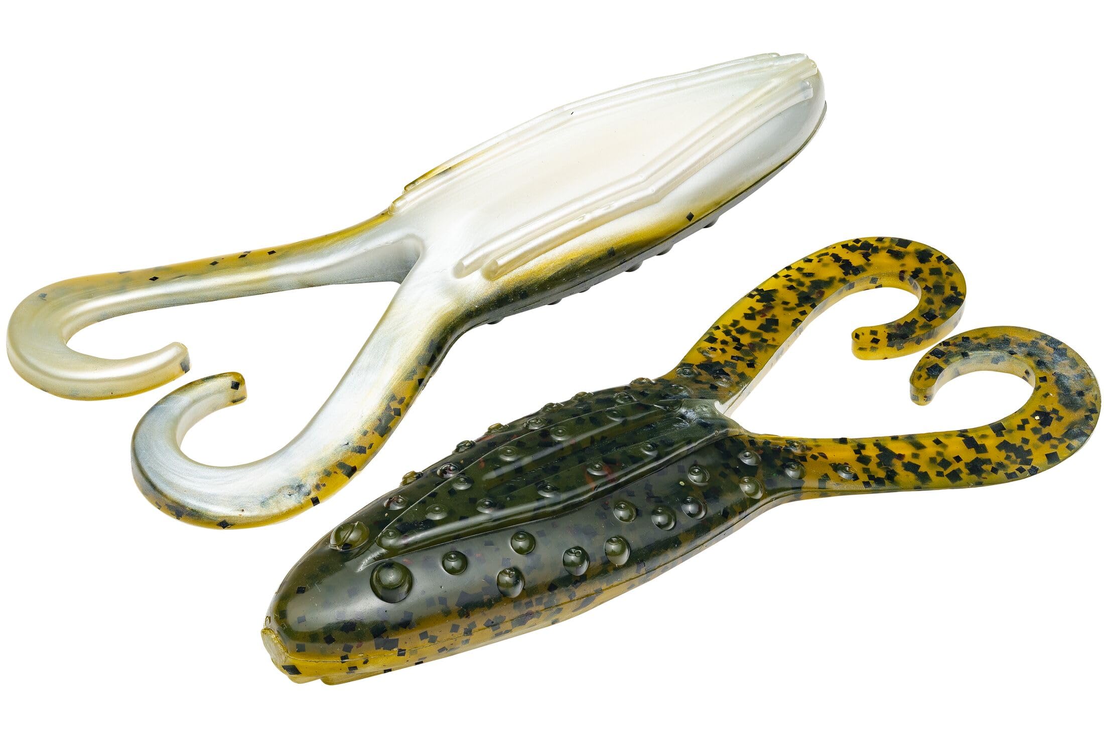 Gurgle Toad soft legs deliver kicking action on frog or swimbait hooks