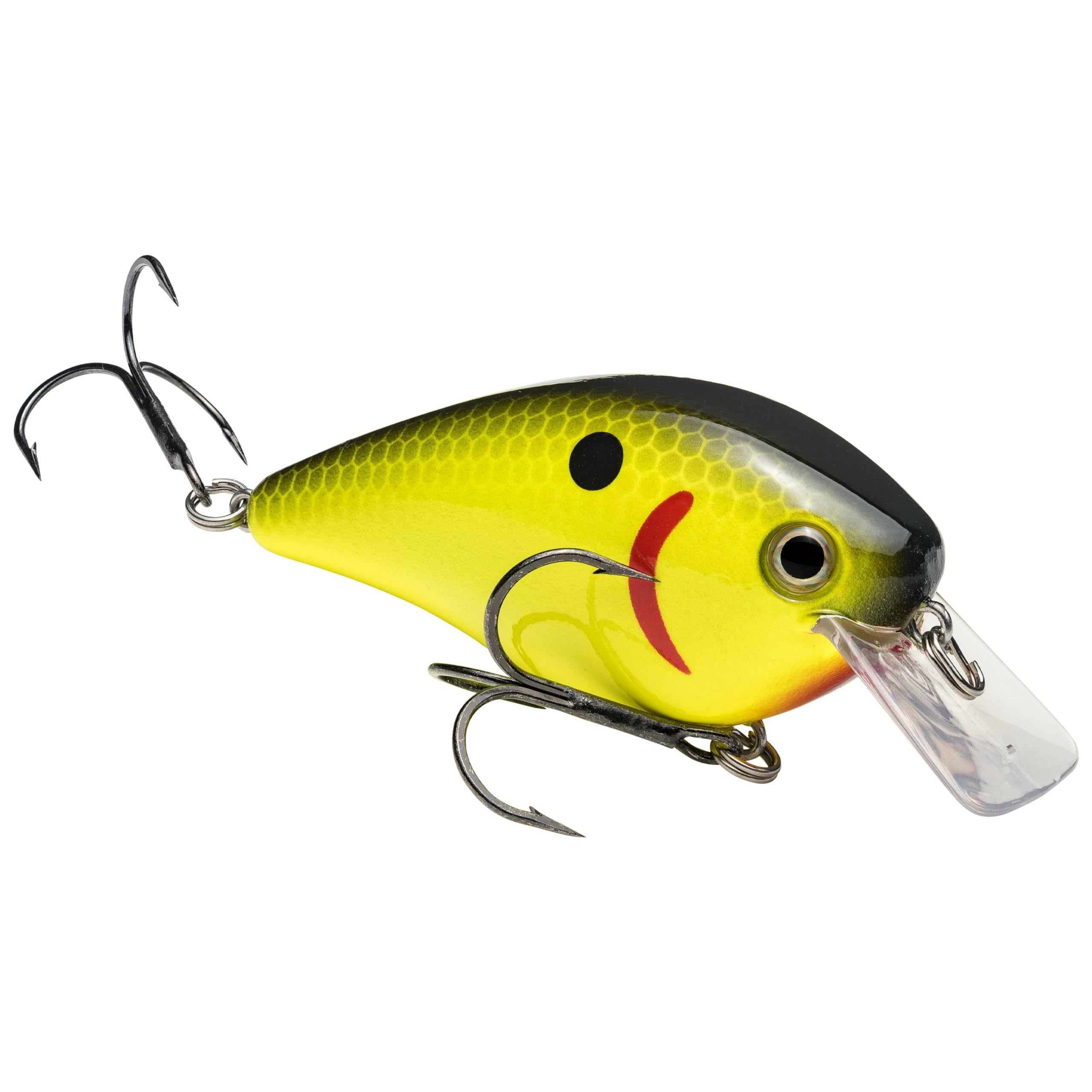 Strike King HCKVDS2.5 square-bill-silent-black lure, ideal for enticing bass near cover.