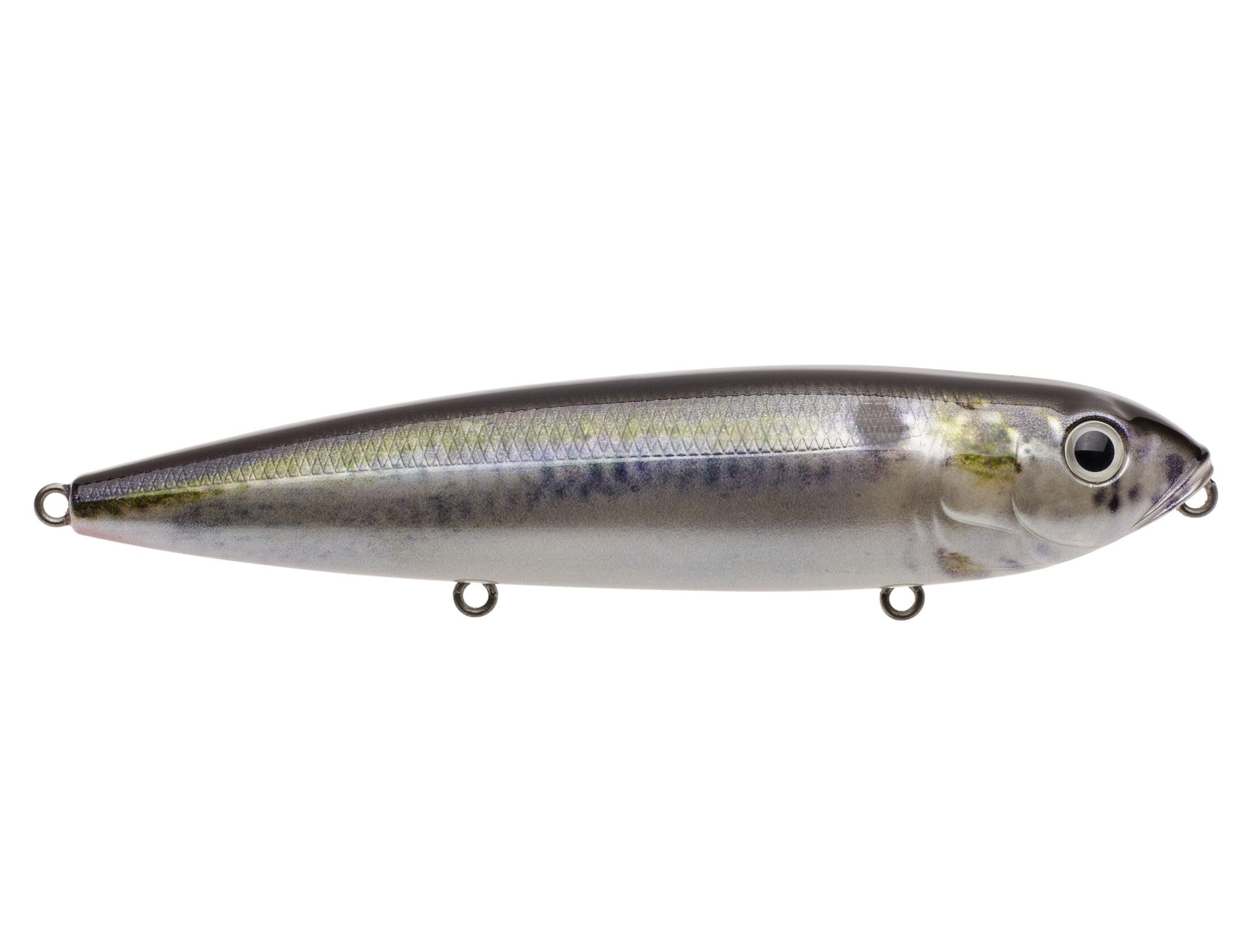 Strike King KVD Sexy Dawg walk-the-dog action in natural shad for thrilling retrieves near cover