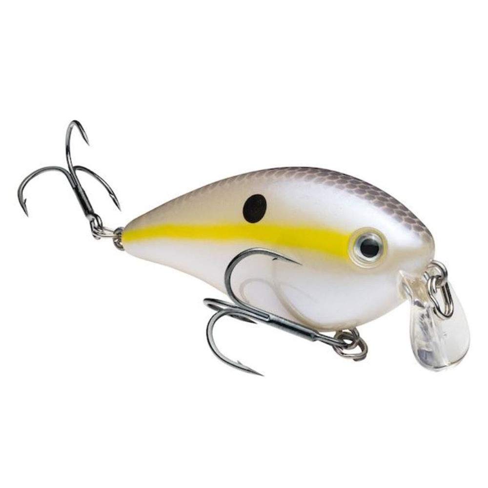 Strike King KVD Shallow Square Bill 1.5 Chartreuse Shad — front view