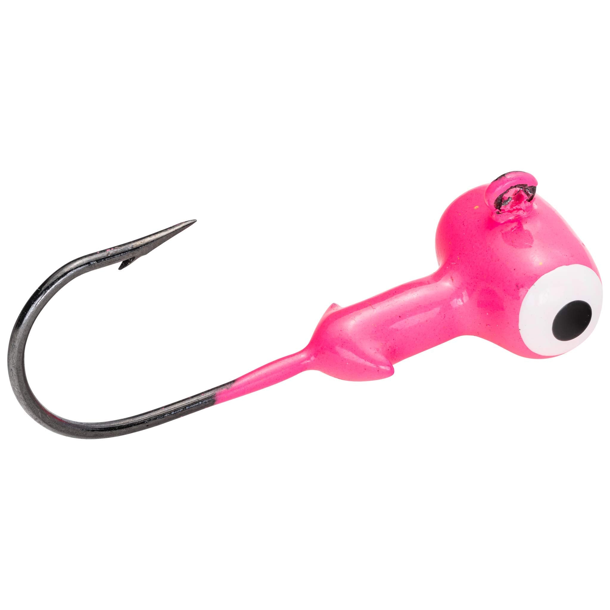 Strike King Mr. Crappie sausage head jighead with a wide front face for precise hooksets
