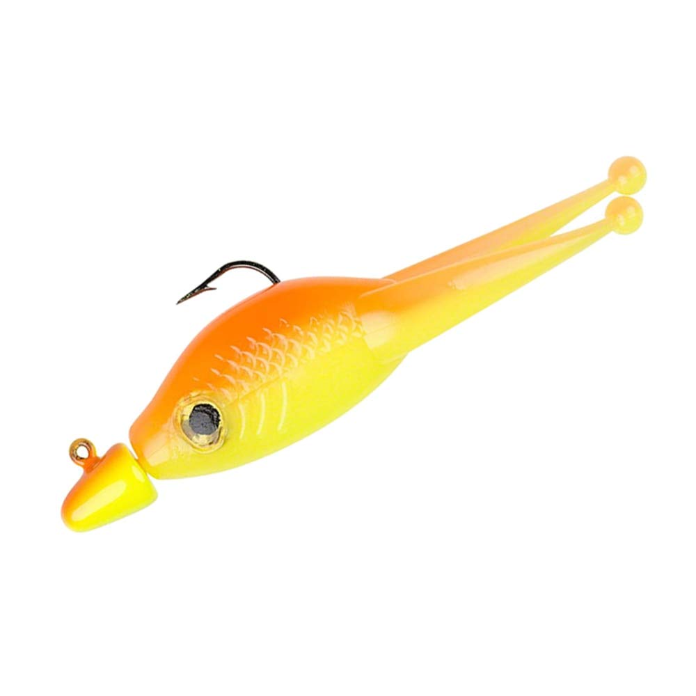 Strike King Mr. Crappie Scissor Shad head tuxedo black for lifelike shad action.