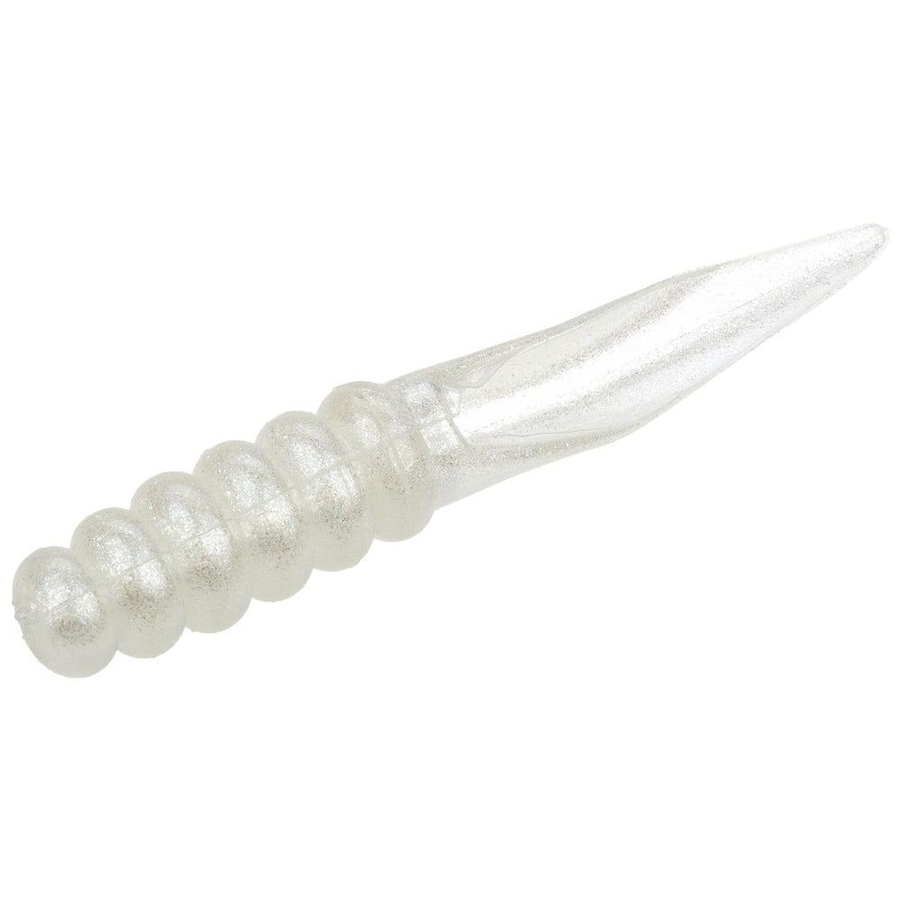 Strike King Mr Crappie Slab Slinger ribbed body boosts vibration for bites.
