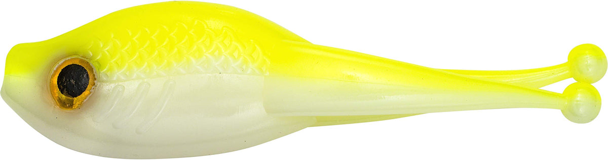 Strike King MRCSZRB-186 Mr. Crappie scizzor shad in Refrigerator White design invites bigger bites