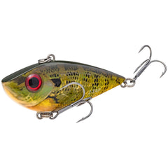 Strike King natural bream paint job enhances lifelike appeal and visibility.