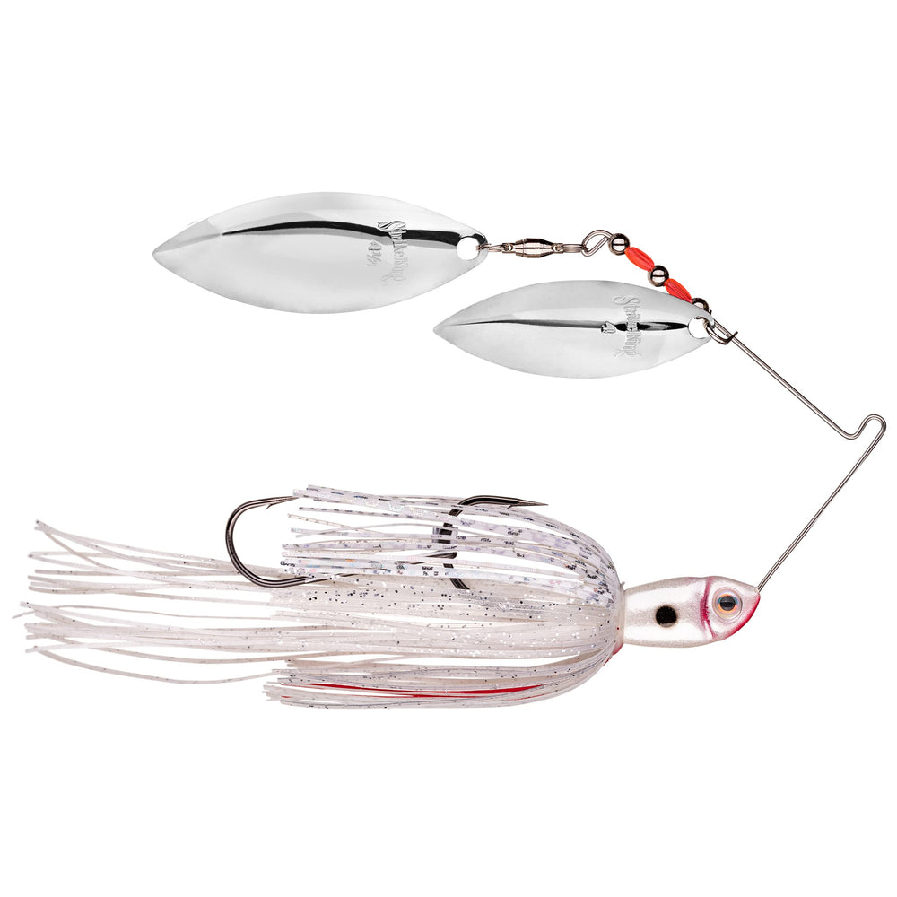 Strike King Premier Plus Spinnerbait Bleeding Shad half-ounce with double blades for aggressive bass