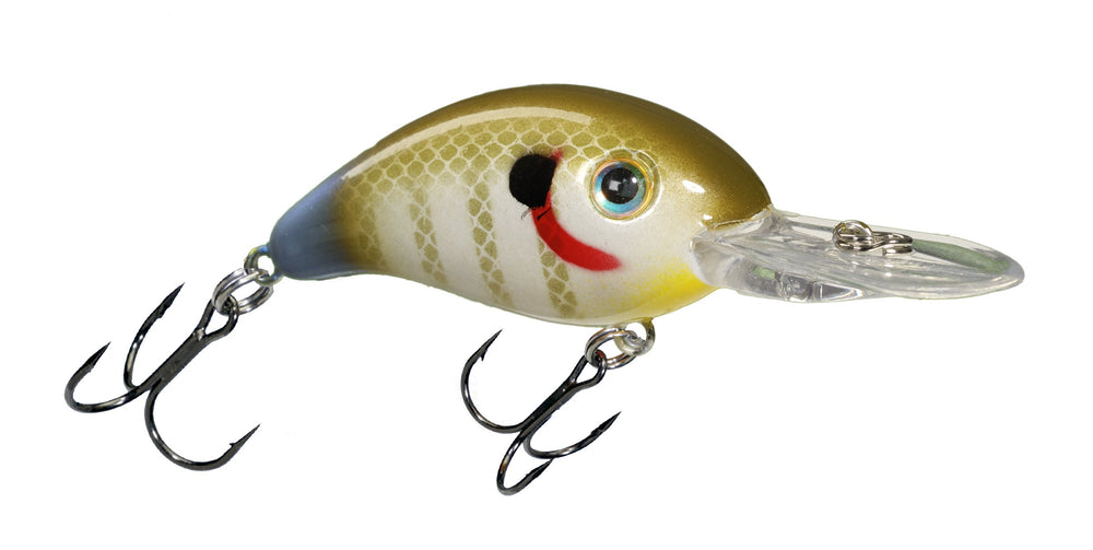 Strike King Pro-Model Series 3 Sexy Sunfish lure ideal for shallow water fishing and wiggle action