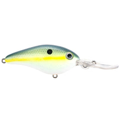 Strike King Promodel 6XD crankbait side view highlighting 19+ ft dive depth