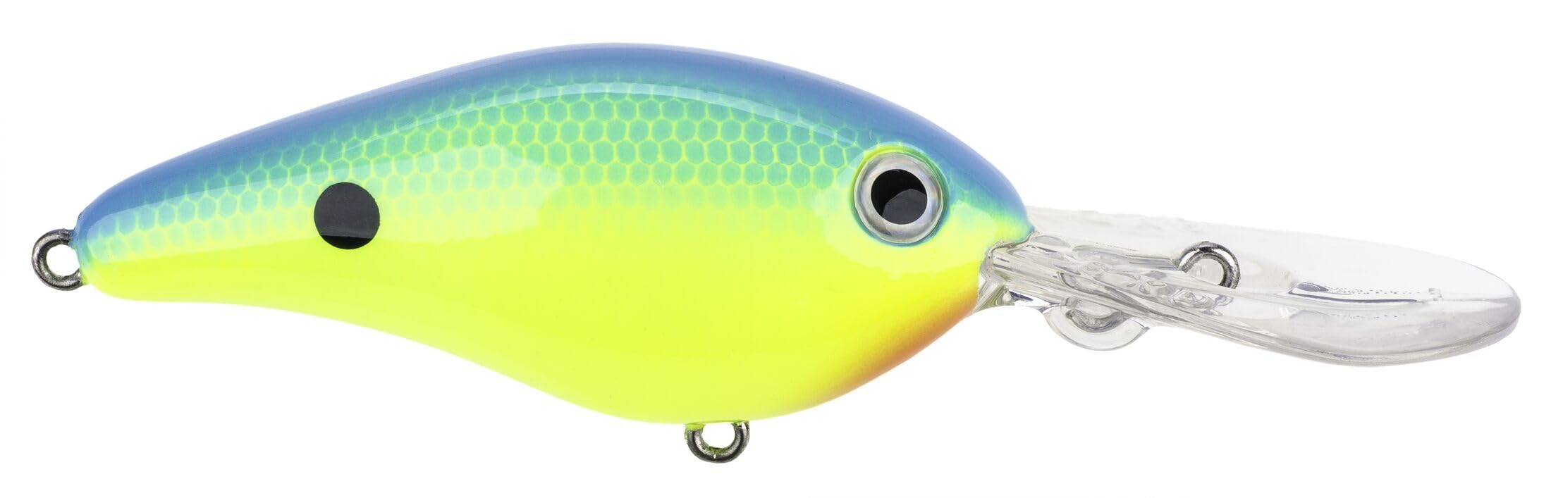 Strike King Promodel 8XD crankbait with free-floating rattles for varied underwater sound.
