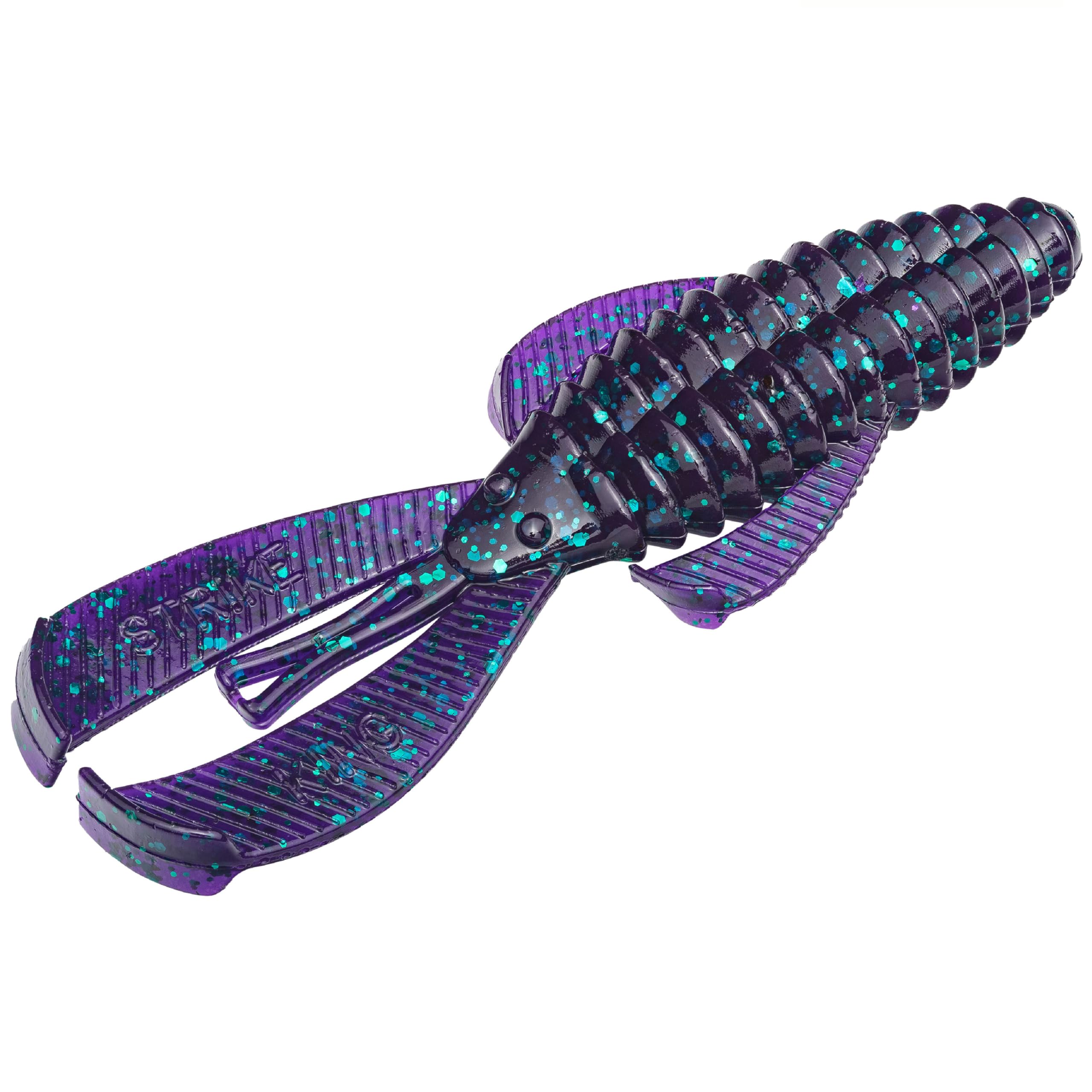 Strike King Rage Bug lure front view showing exclusive tail design for lifelike action.