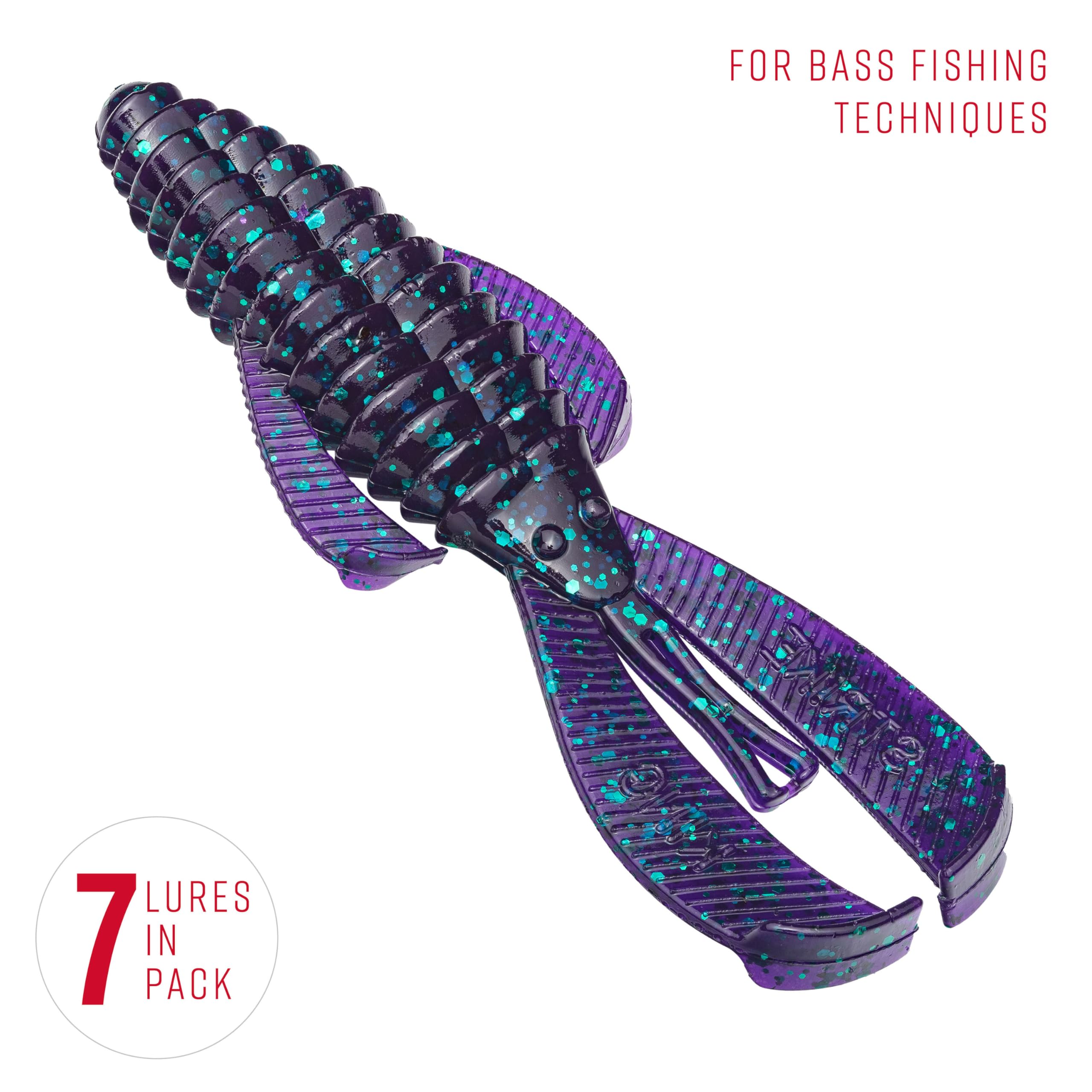Strike King Rage Bug seven-pack for versatile bass fishing on every trip.