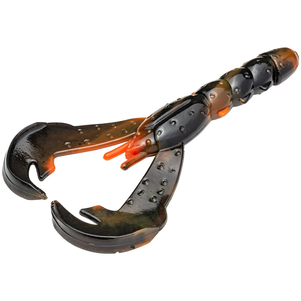 Strike King Rage Lobster Crawdaddy lure with large claws attracts bass in heavy cover
