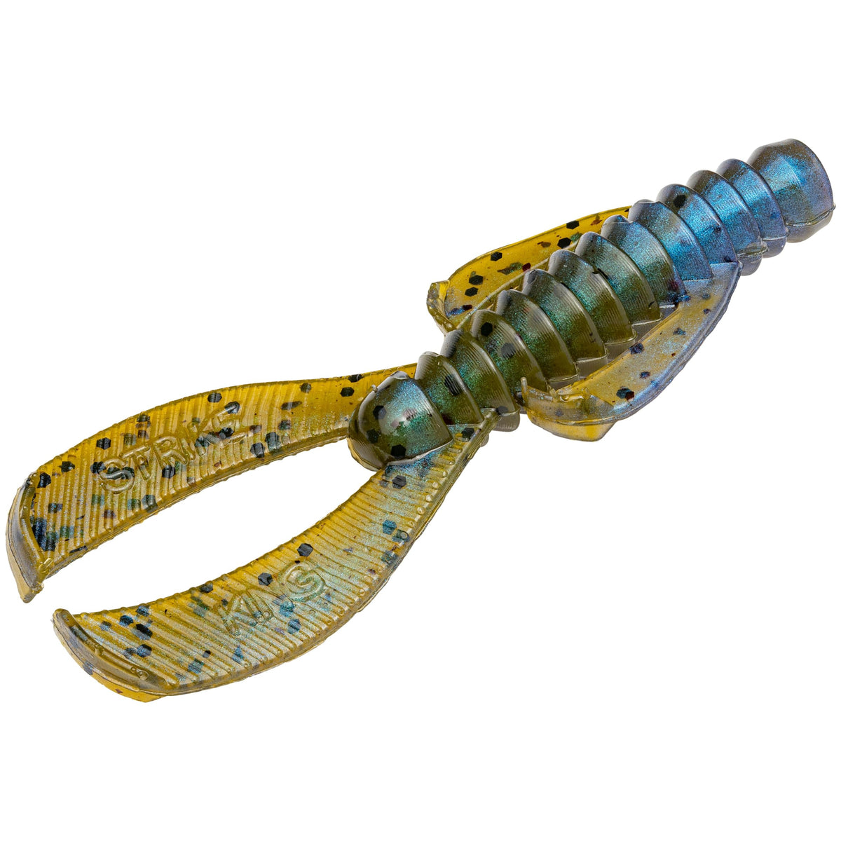 Strike King Rage Ned Bug in blue craw with lifelike action for Ned Rig fishing