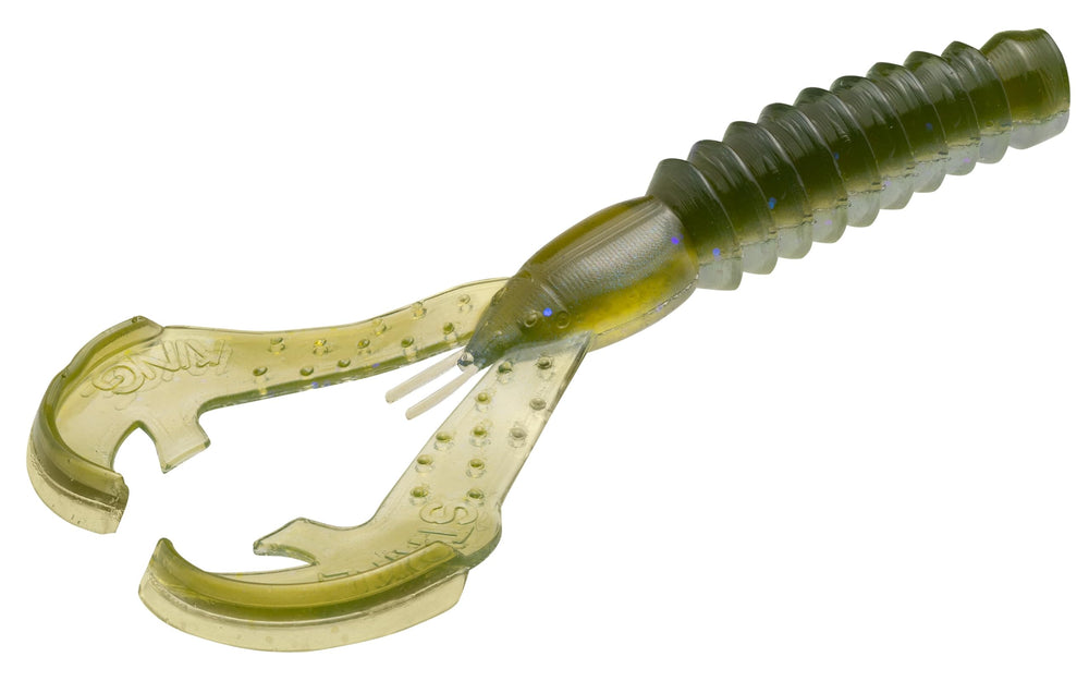 Strike King Rage Ned Craw Moon Juice lure delivers lifelike action for bass fishing.