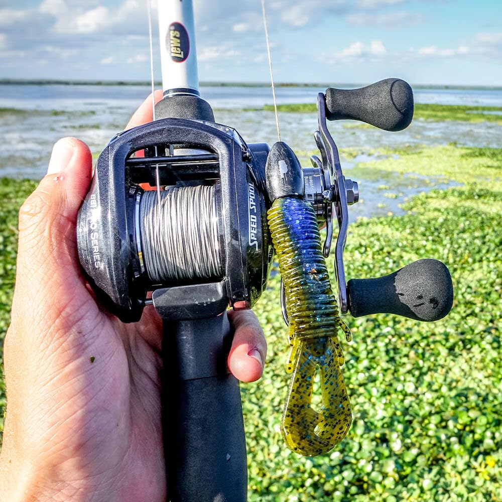 Strike King Rage Punch Bug Okeechobee Craw color attracts bass near structure