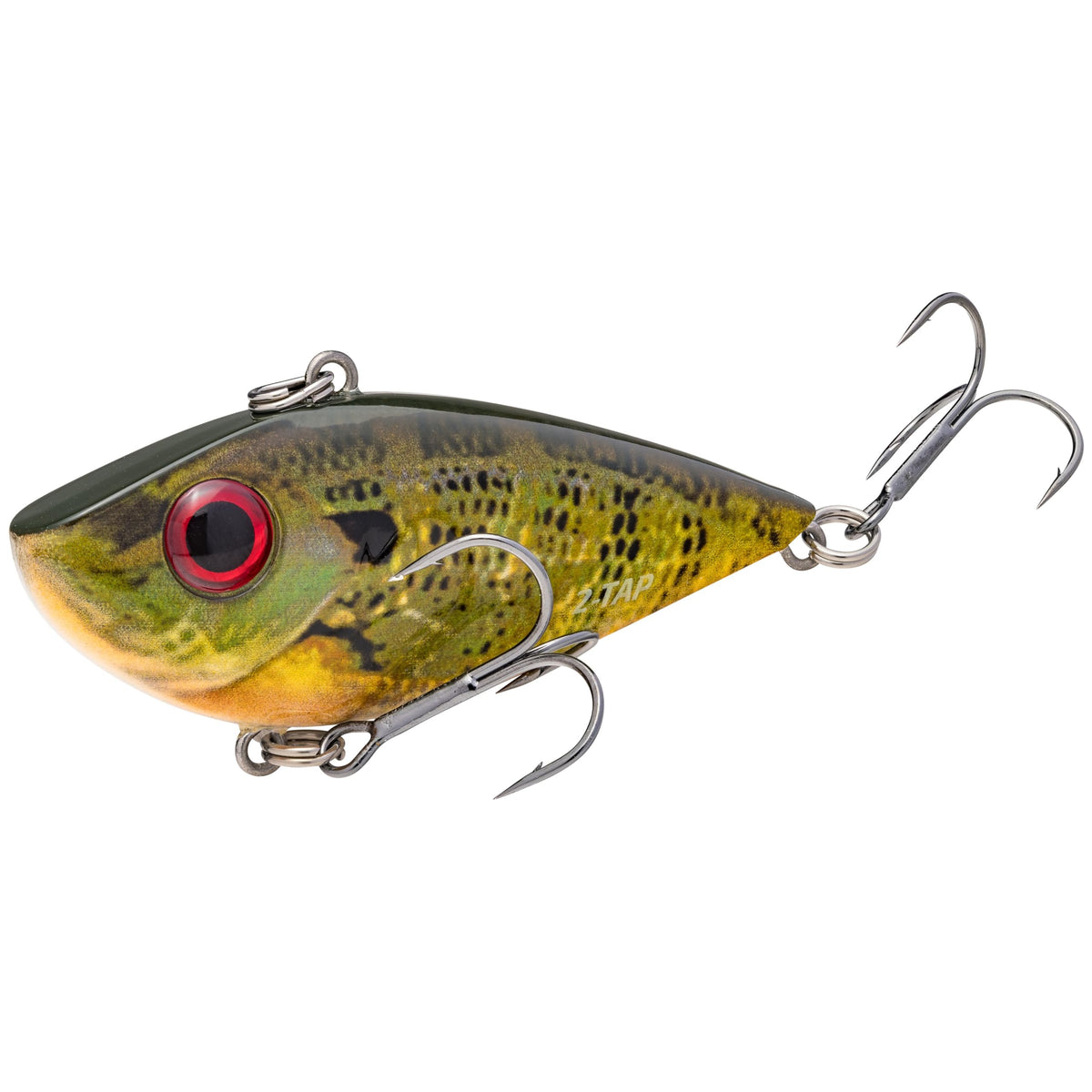 Strike King Red Eyed Shad Tungsten 2-Tap lure with unique cadence attracts finicky fish.
